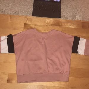 A nice stripped sleeve sweater for the winter